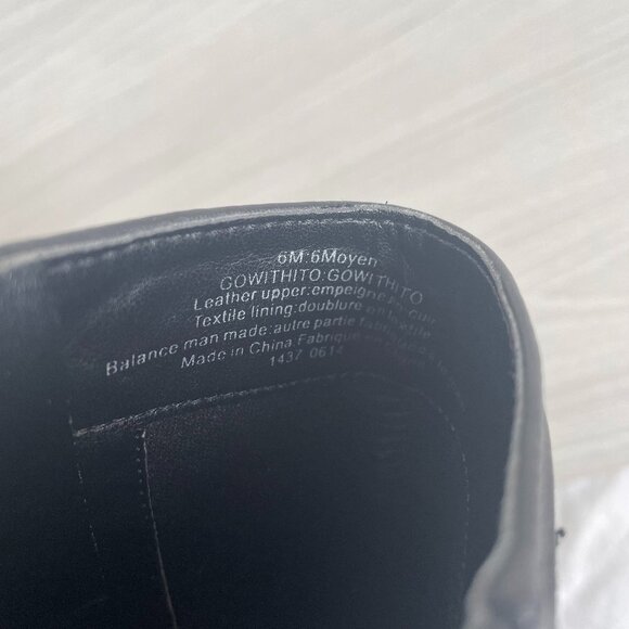 Nine West - Black Leather Ankle Boots - Picture 9 of 10